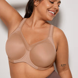 Women's Racerback Underwire Sport Bra Barely Buff