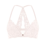 Women's Lacy Racerback Bra Black