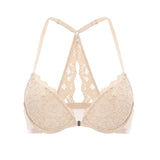 Women's Lacy Racerback Bra Black