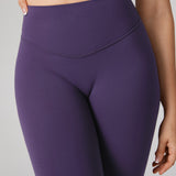 Women's Hugcurve No Front Seam Leggings 25" Dark Plum