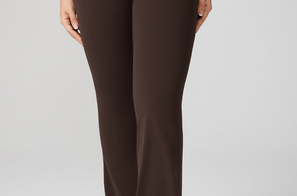 Women's Hugcurve No Front Seam Flare Leggings 31'' Black