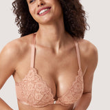 Women's Lacy Racerback Bra Black