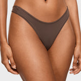 Women's V-shaped Low Rise Thongs 3 Pack Chic 7 (3pack)