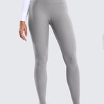 Women's Fleece Lined Leggings 28" Rhino Grey