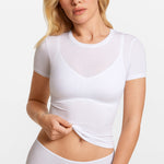 SOULVOR Short Sleeve Crew Neck T-Shirt White