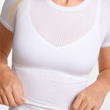 SOULVOR Short Sleeve Crew Neck T-Shirt White