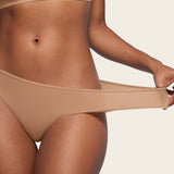 Women's Cheeky High Cut Bikini 3 Pack Natural (3pack)