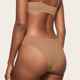 Women's Cheeky High Cut Bikini 3 Pack Natural (3pack)