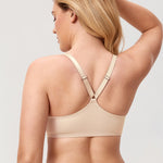 Women's Plunge Racerback Front Closure Bra Beige