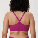 Women's Plunge Racerback Front Closure Bra Ivory