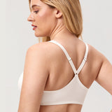 Women's Plunge Racerback Front Closure Bra Ivory