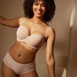 Women's Classic Strapless Bra Beige