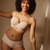 Women's Classic Strapless Bra Beige