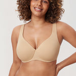 Women's Unlined Minimizer Bra Light Oatmeal