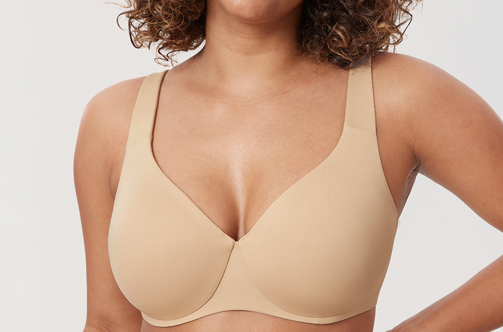 Women's Unlined Minimizer Bra Light Oatmeal