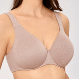 Women's Unlined Minimizer Bra Cameo Heather