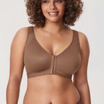 Women's Soft X-shaped Back Posture Bra Soft Tan