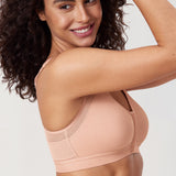 Women's Soft X-shaped Back Posture Bra Black