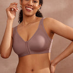 Women's Soft X-shaped Back Posture Bra Soft Tan