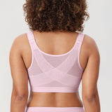 Women's Lightly Padded Posture Bra Pink Peony