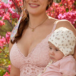 Women's More Coverage Lace Nursing Bralette Gentle Rose